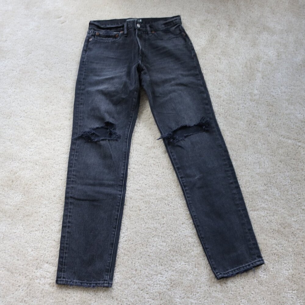 Abercrombie & Fitch Men's Slim Straight Jeans - Dark Gray